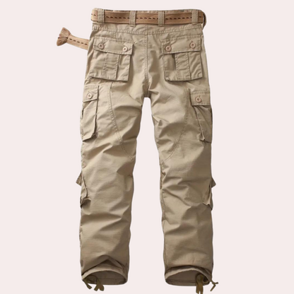 Pantalon Cargo Homme Élégant Coupe Slim Moderne