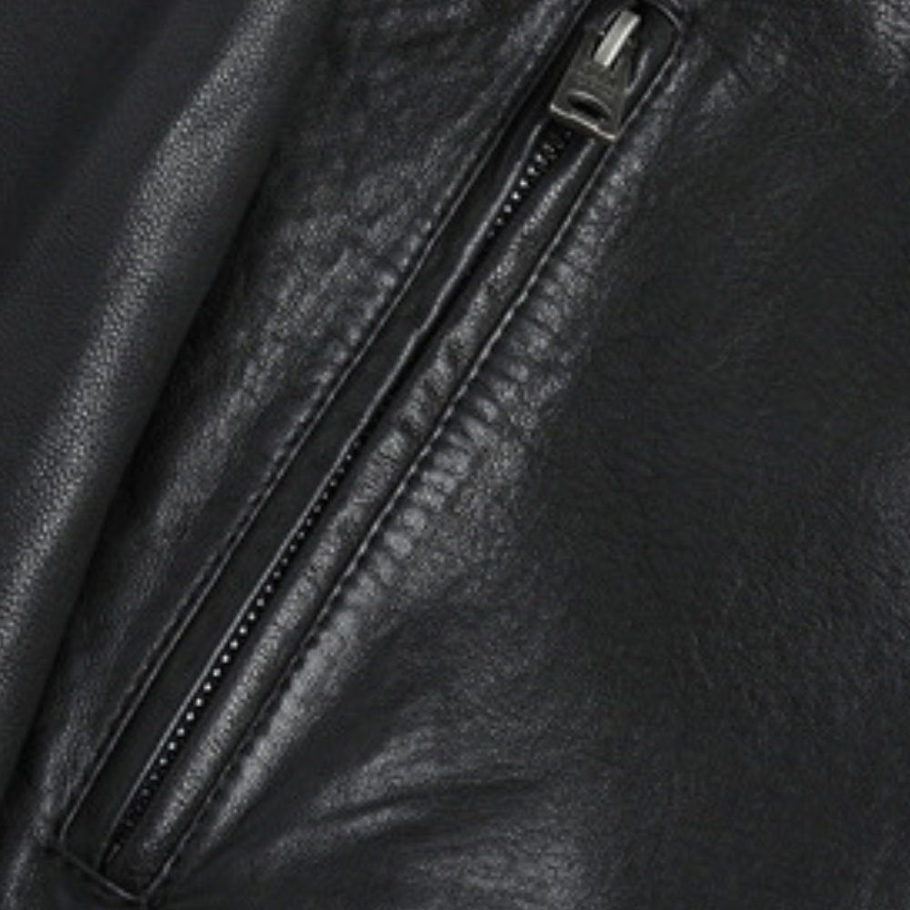 Ledermantel Bikerjacke Classic Style - IdealeKleiden