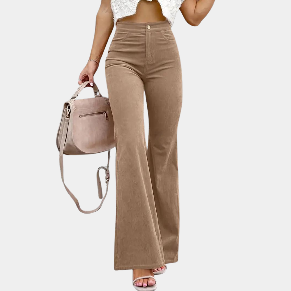 Pantalon élégant pour femme noir coupe slim