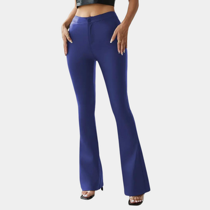 Pantalon femme chic slim fit élégant