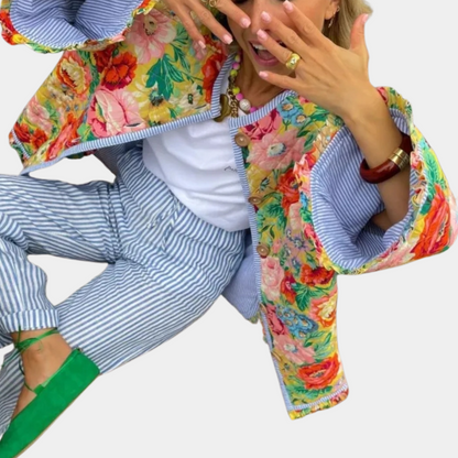 Veste d'automne pour femme Colorée et élégante
