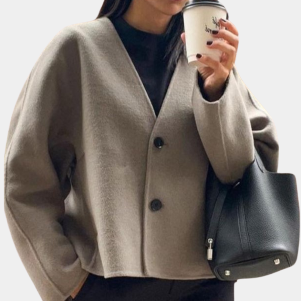 Stilvolle Damenjacke Herbst Mode - IdealeKleiden