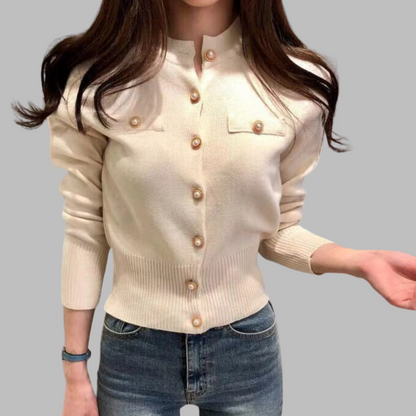 Cardigan tricoté pour femmes Design élégant Automne