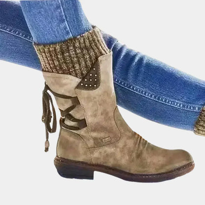 Bottes de neige élégantes pour femme Hiver