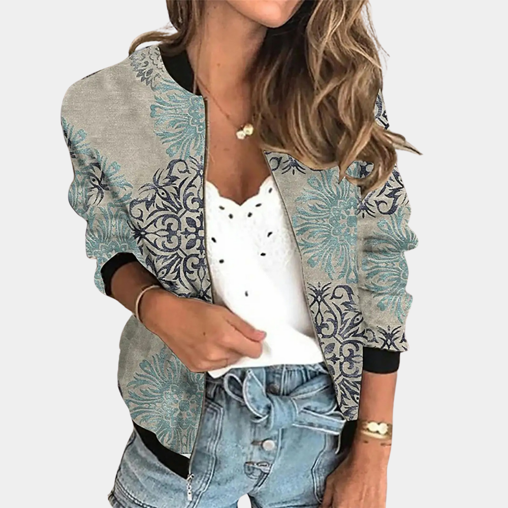 Veste d'automne femme - Imprimé tendance
