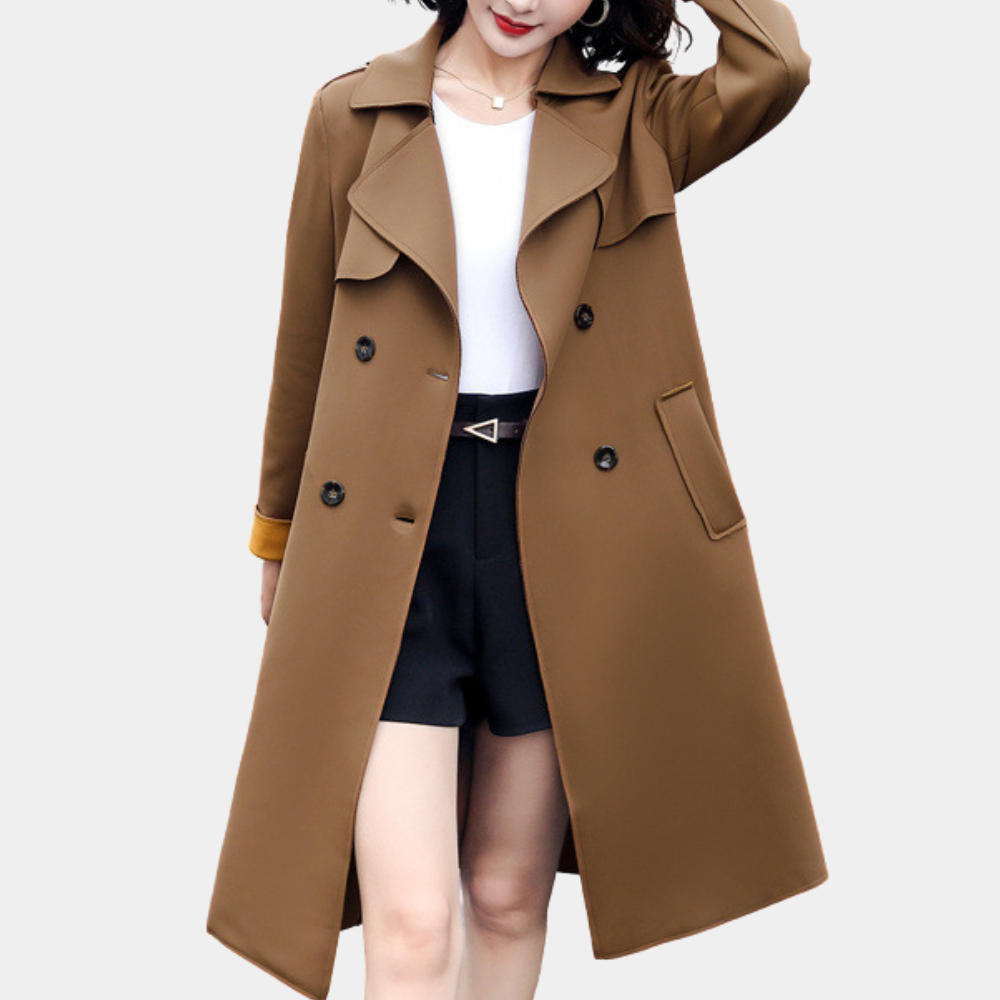 Trench-coat élégant pour femme modèle automne