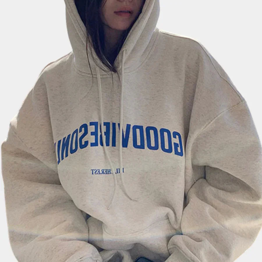 Sweat à capuche tendance pour femme avec motifs uniques