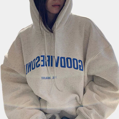 Sweat à capuche tendance pour femme avec motifs uniques