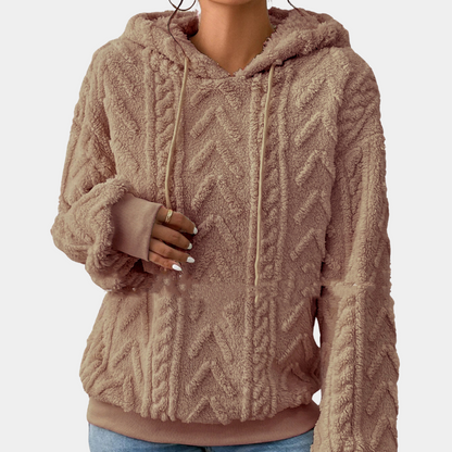 Sweat à capuche pour femme, chaud pour l'hiver