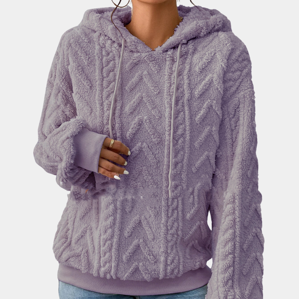 Sweat à capuche pour femme, chaud pour l'hiver