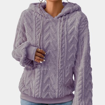 Sweat à capuche pour femme, chaud pour l'hiver