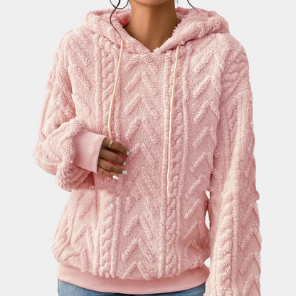 Sweat à capuche pour femme, chaud pour l'hiver