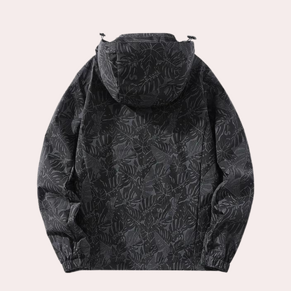 Modische Damenjacke - Abnehmbare Kapuze Windbreaker - IdealeKleiden