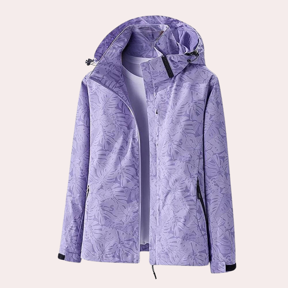 Veste femme tendance - Coupe-vent à capuche amovible