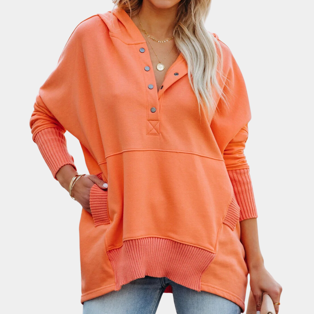Pull pour femme automne à capuche