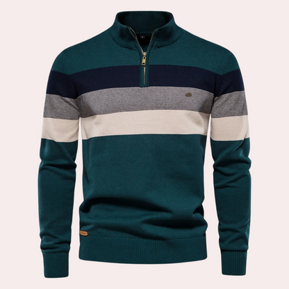 Calvin | Pull Homme Moderne à Rayures
