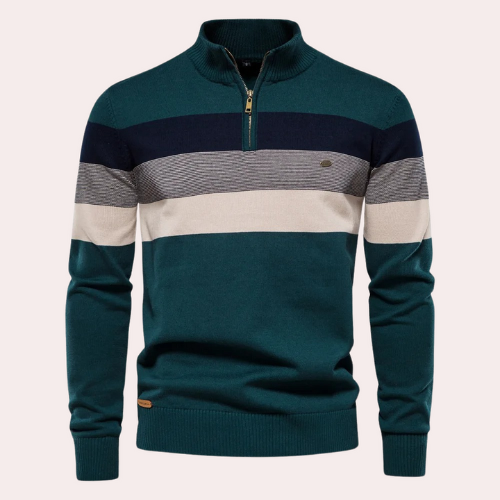 Calvin | Pull Homme Moderne à Rayures