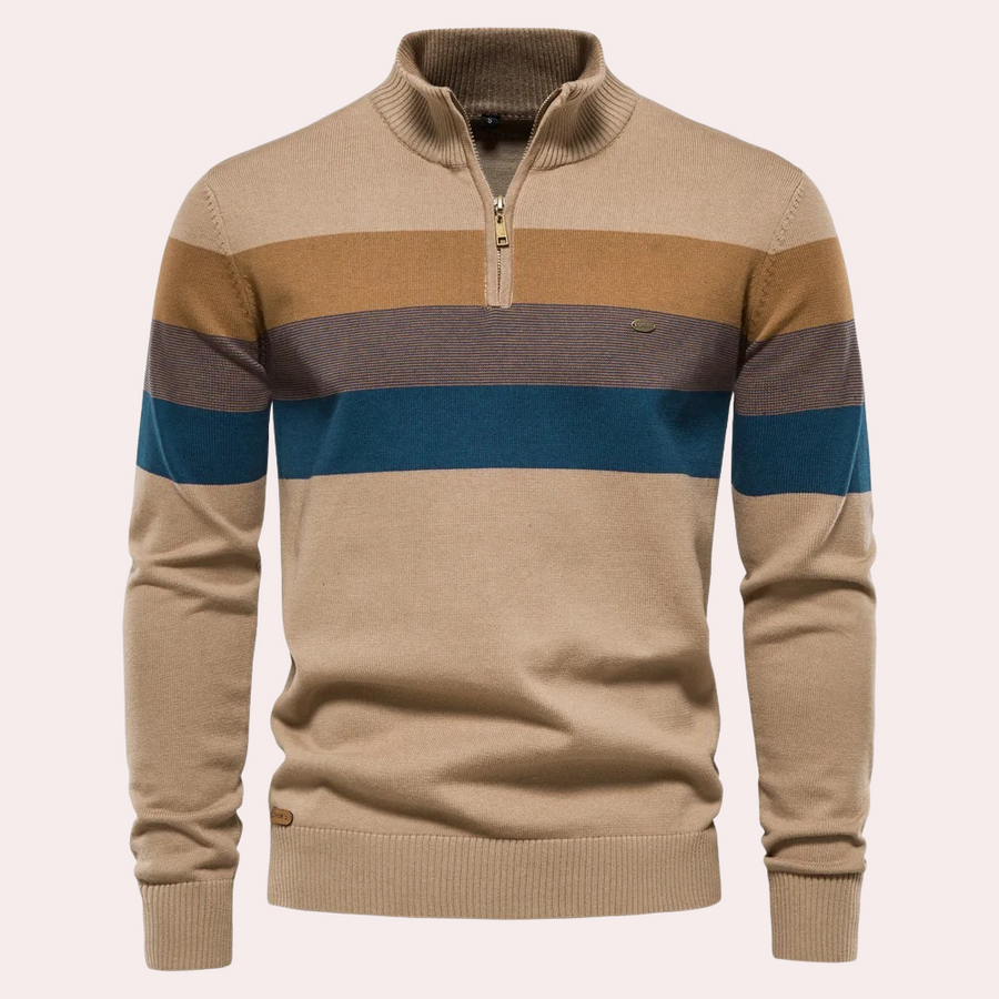 Calvin | Pull Homme Moderne à Rayures
