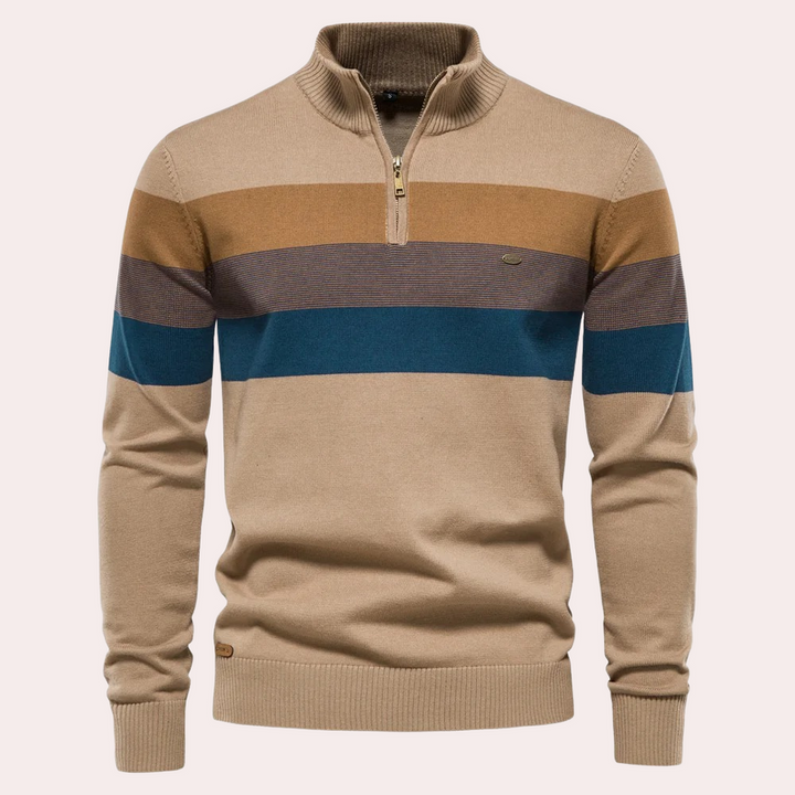 Calvin | Pull Homme Moderne à Rayures