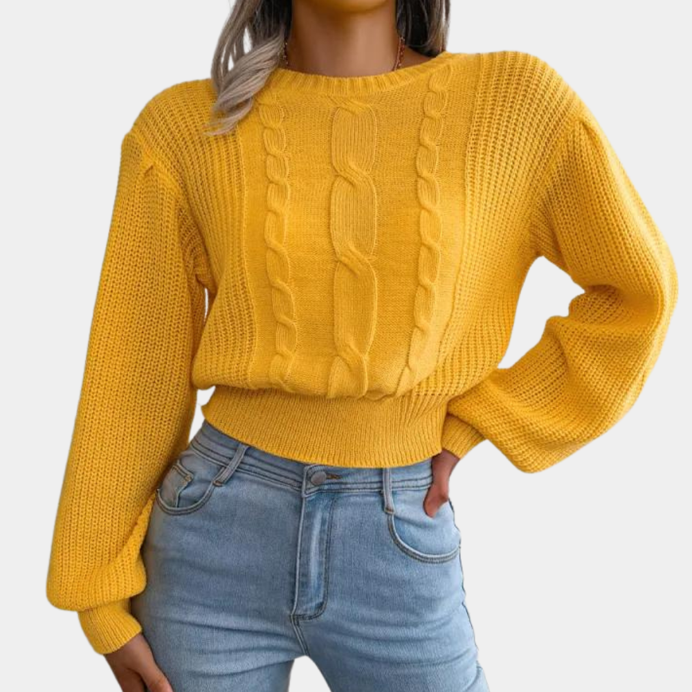 Pull doux pour femme Tricot confortable