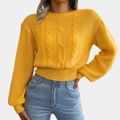 Pull doux pour femme Tricot confortable