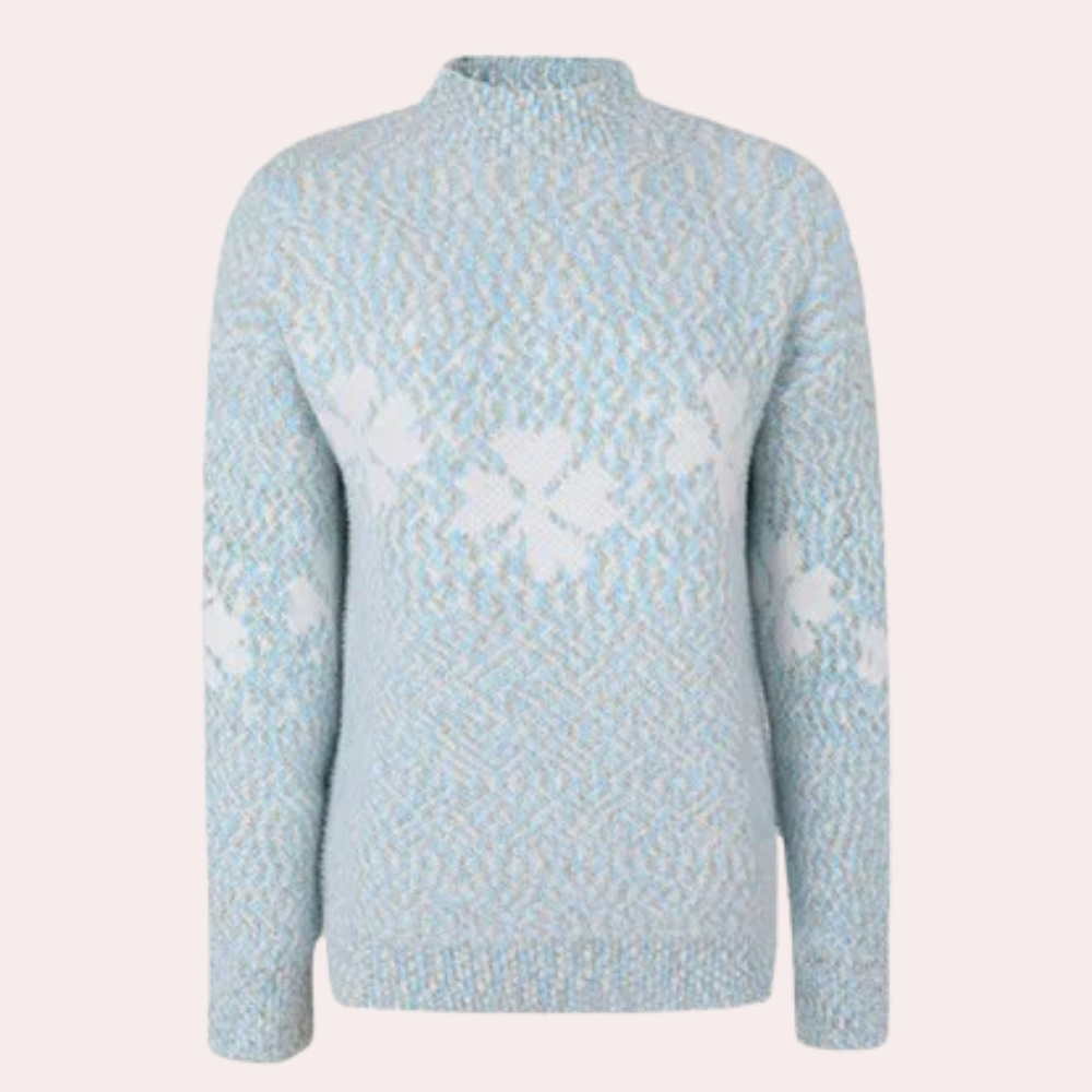 Damen Strickpullover Weich Elegantes Design - IdealeKleiden