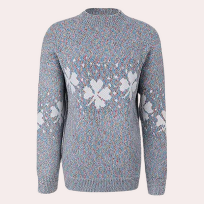 Pull tricoté pour femme, doux, design élégant