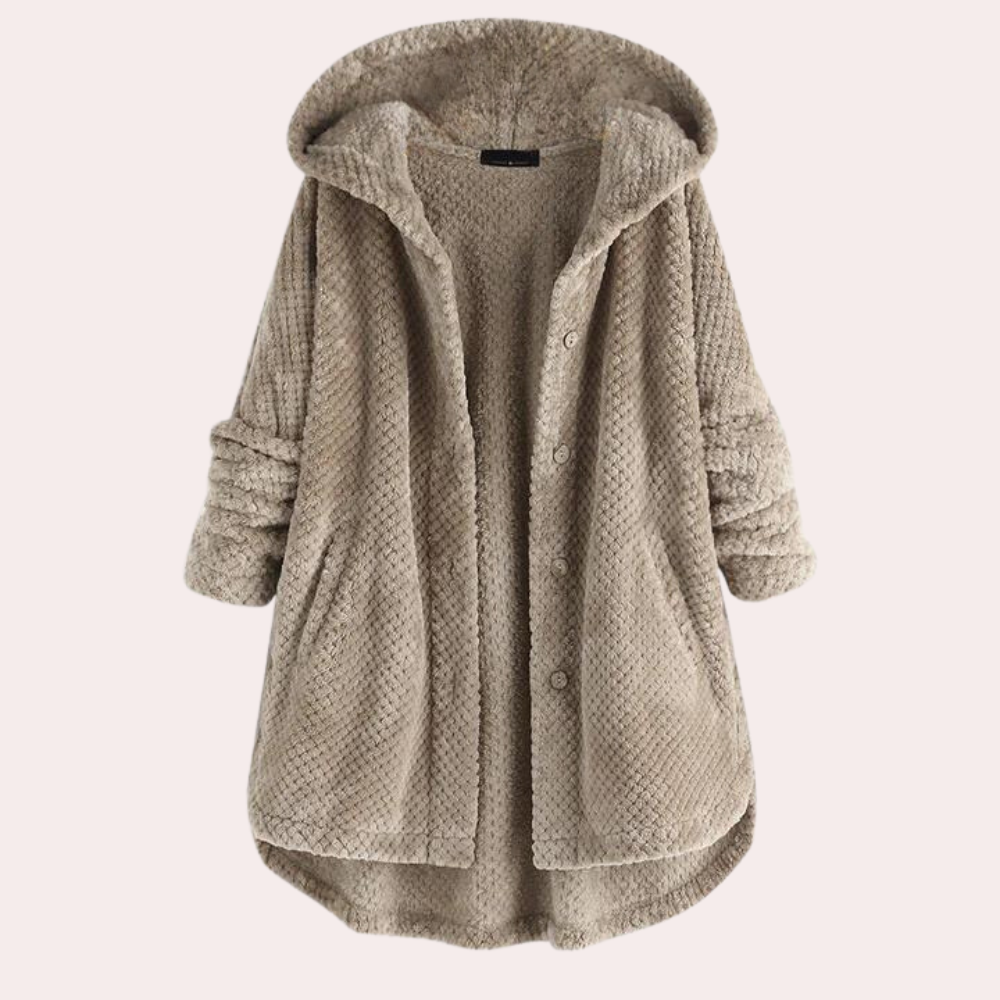 Parka à capuche pour femme