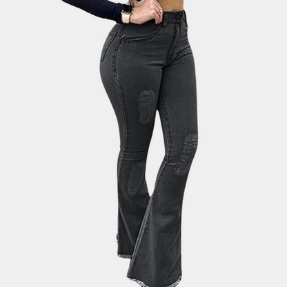 Pantalon pattes d'éléphant femme style moderne