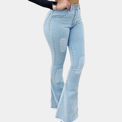 Pantalon pattes d'éléphant femme style moderne