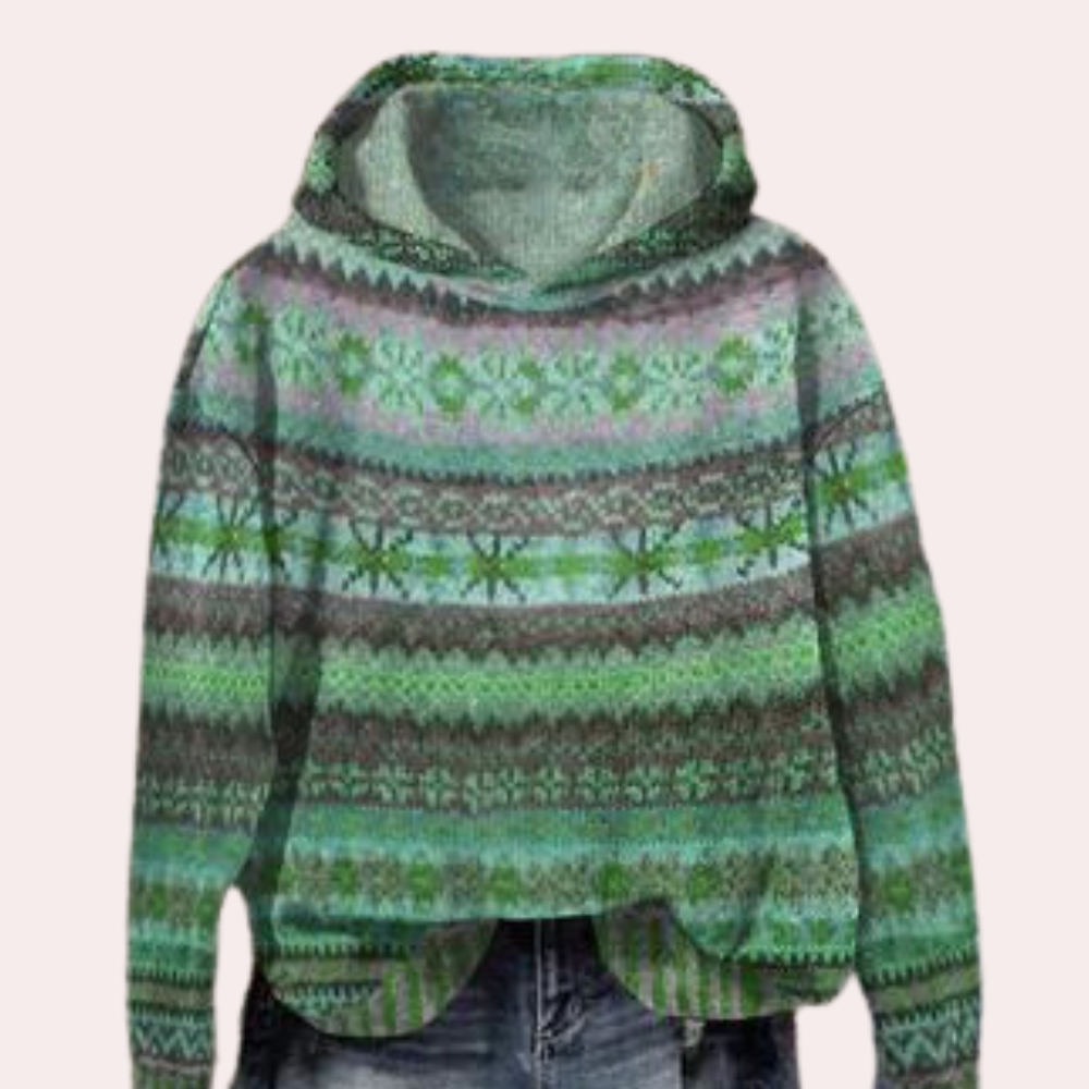 Elegante Damenhoodie Wintermode Modern - IdealeKleiden