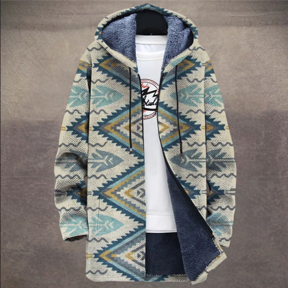 Gilet homme élégant color-block rétro