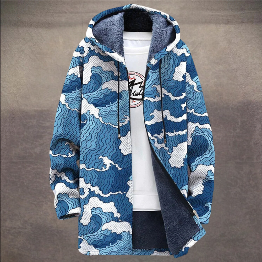 Gilet homme élégant color-block rétro