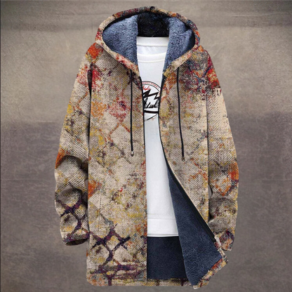 Gilet homme élégant color-block rétro
