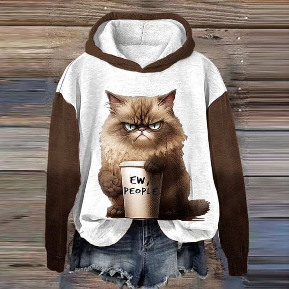 Talia - Pull pour femme Tendance imprimé animal