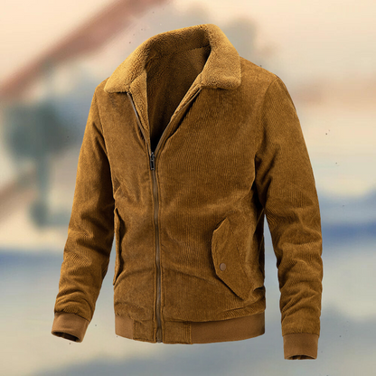 Veste en velours côtelé pour hommes, élégante et agréable à porter
