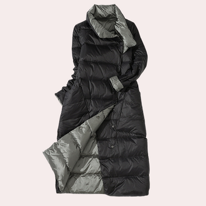 Veste d'hiver élégante pour femme, chaude et rembourrée