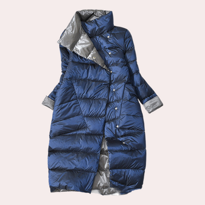 Veste d'hiver élégante pour femme, chaude et rembourrée