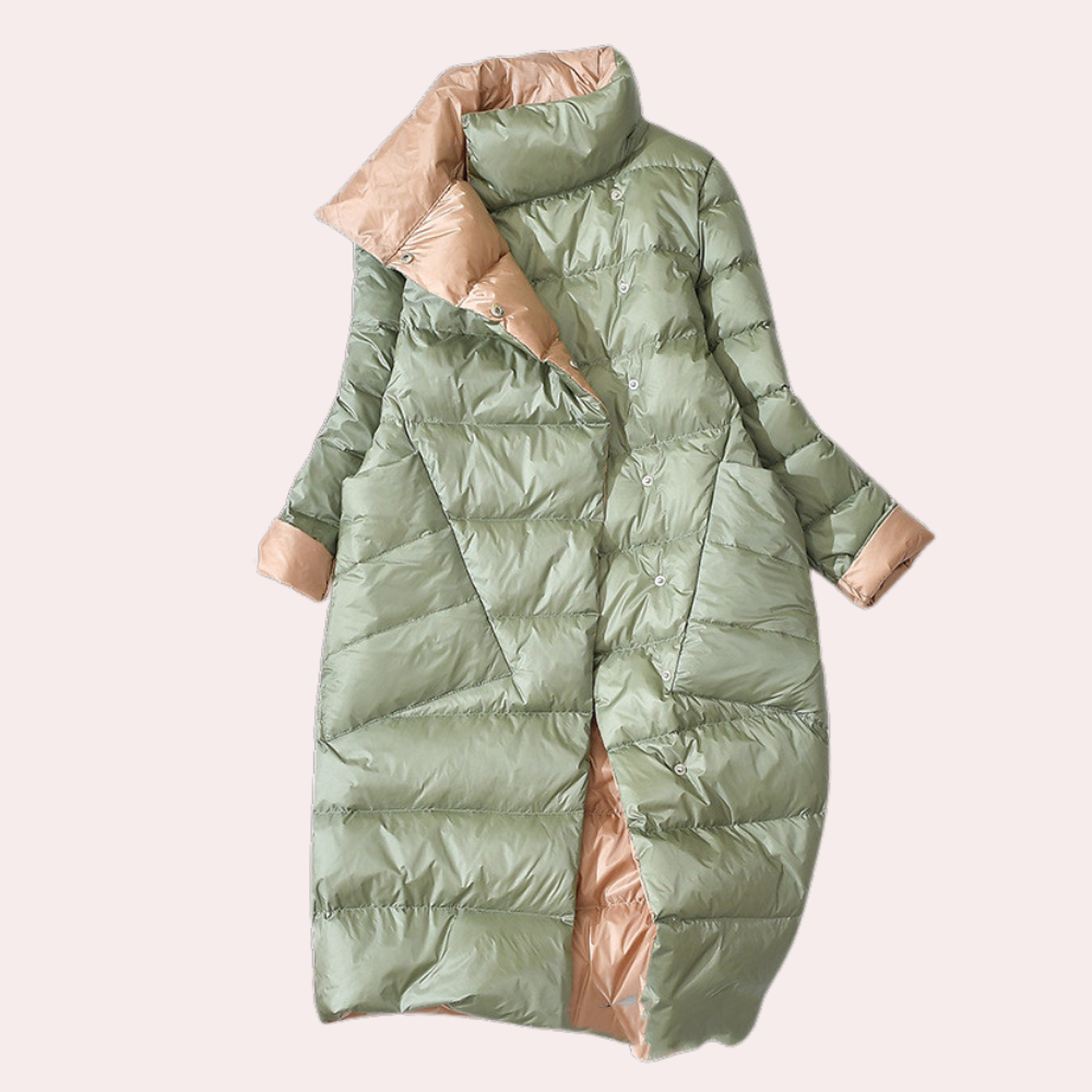 Longue veste d'hiver chaude pour femme