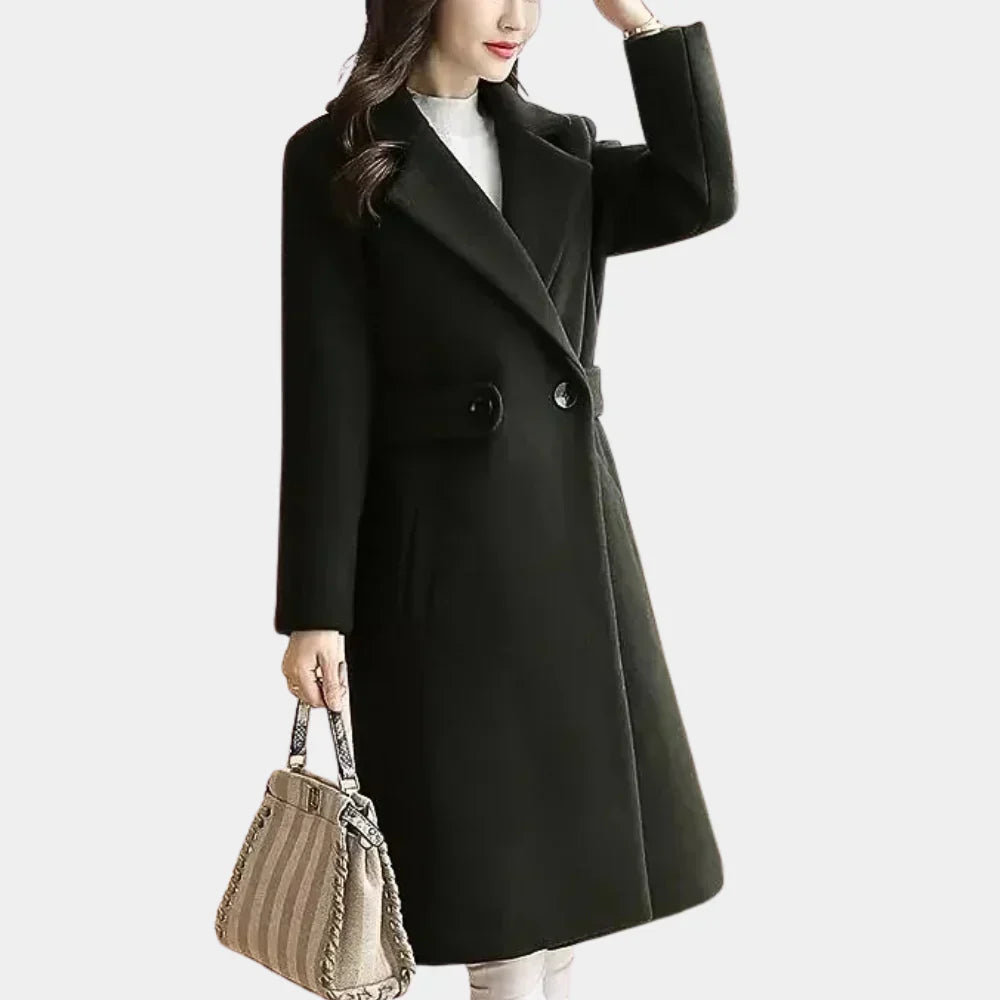Long Manteau d'Hiver Élégant pour Femme Carmen