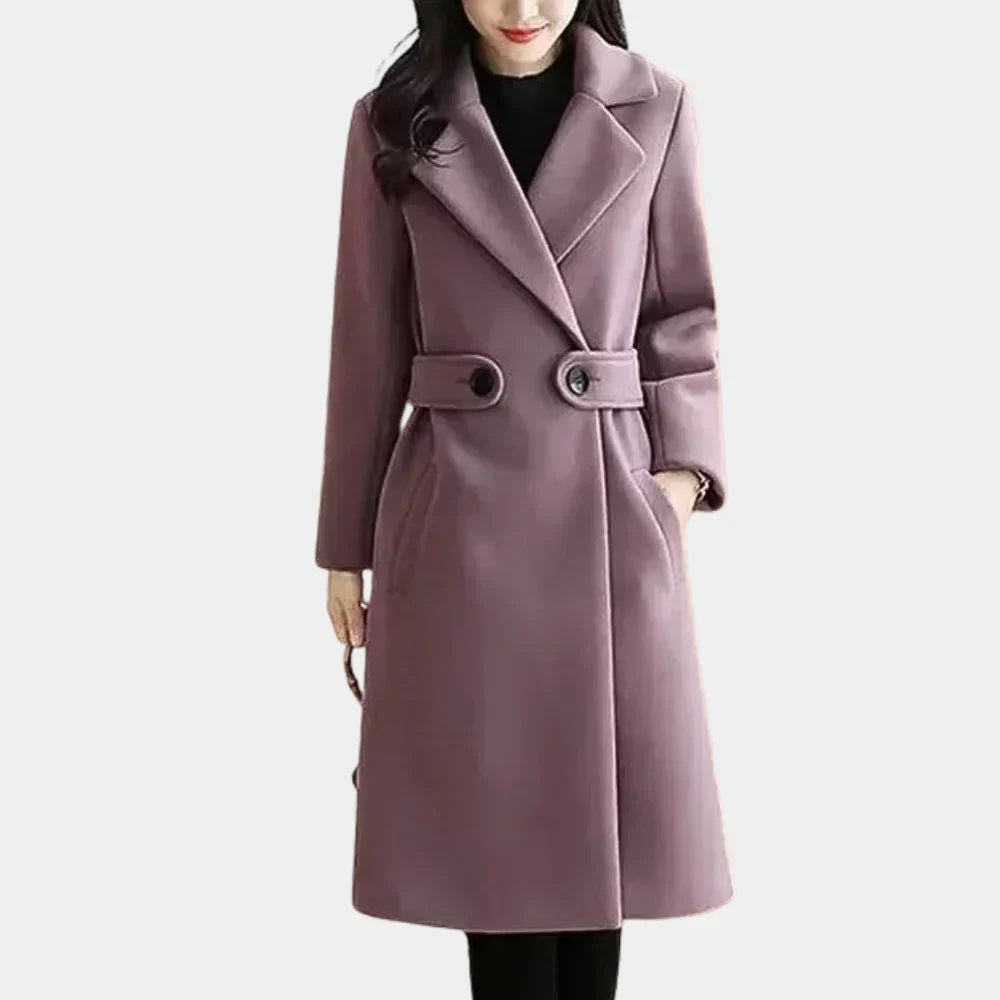 Longue veste d'hiver pour femme style Carmen