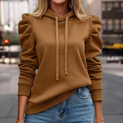 Isadora - Damen Kapuzenpullover Elegant Lang - IdealeKleiden