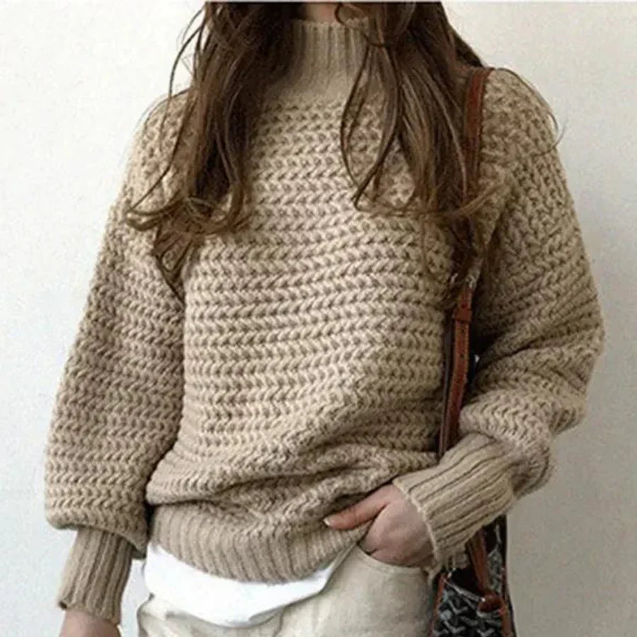 Pull élégant en maille pour femme