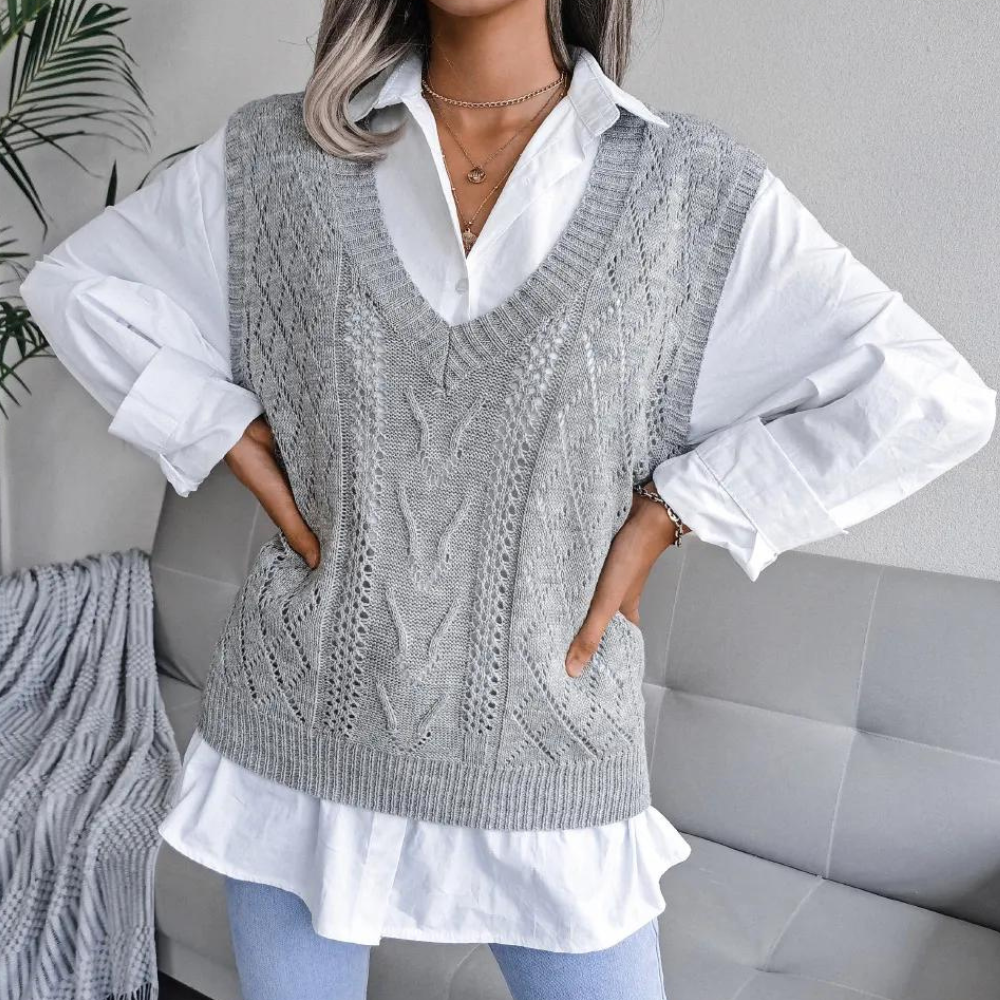 Frauen Sommerweste Ärmellos Trendy - IdealeKleiden
