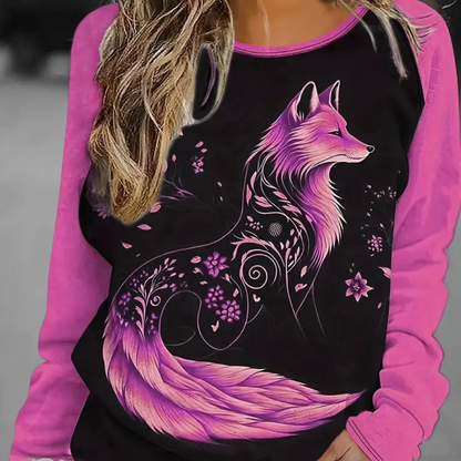 Sweat-shirt pour femme Coupe confortable et décontractée