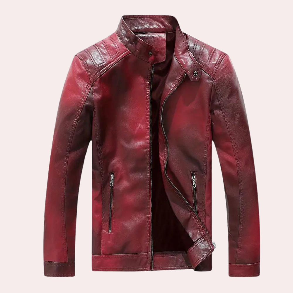Herrenjacke Klassisch Eleganter Stehkragen - IdealeKleiden