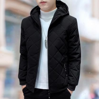 Herrenjacke Kapuze Modern Gemütlich - IdealeKleiden