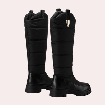Bottes mi-hautes femme élégantes et étroites