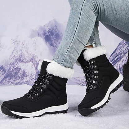 Bottes d'hiver femme chaudes antidérapantes