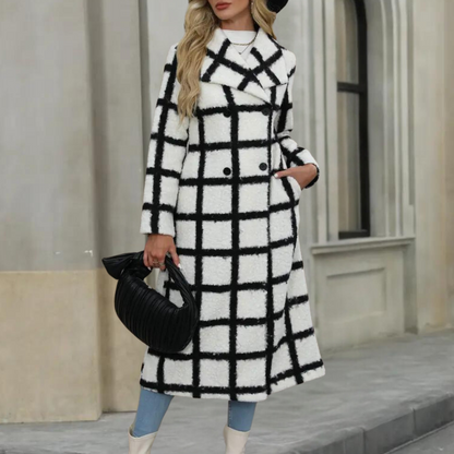Manteau d'hiver de luxe chaud pour femme